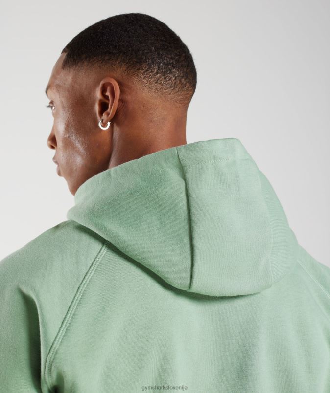 pulover s kapuco moškiGymshark zelena puščavska kadulja J00L2823