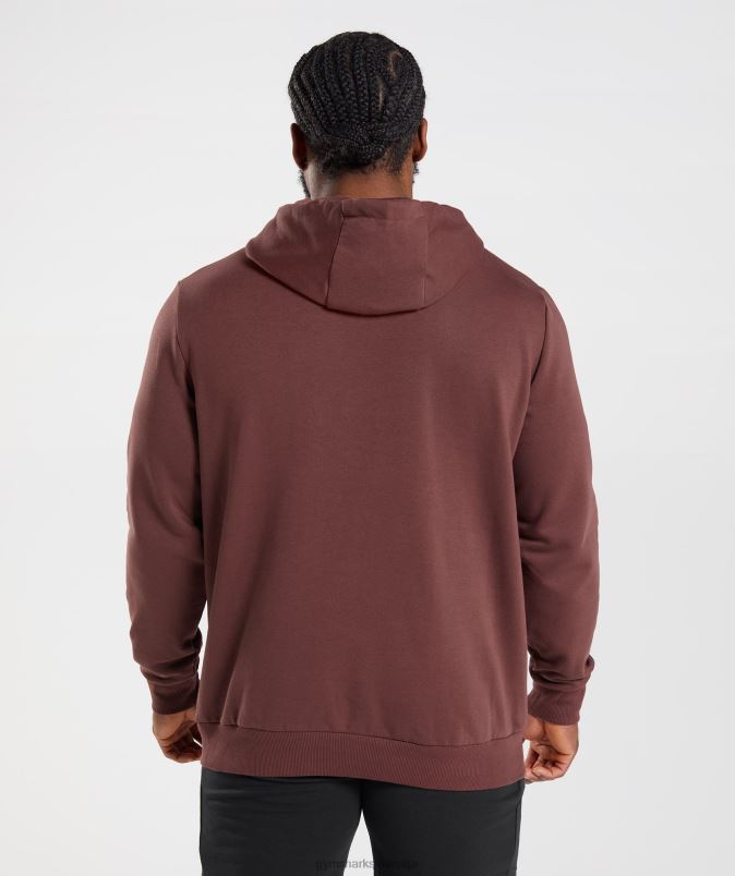 pulover s kapuco z morsko glavo moškiGymshark češnjevo rjava J00L2863