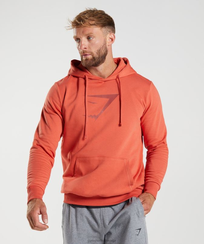pulover s kapuco z morsko glavo moškiGymshark nevihtno rdeča J00L2865