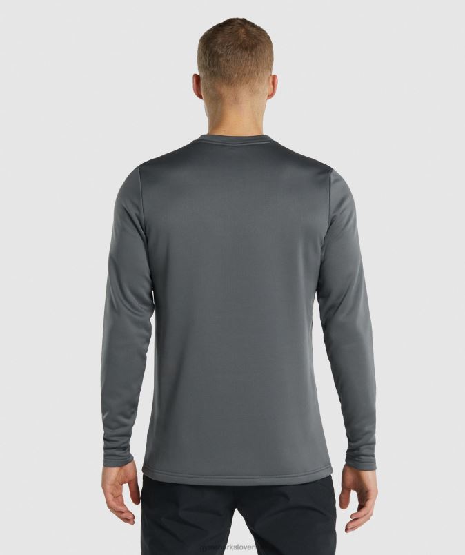 pulover za prihodno posadko moškiGymshark oglje J00L2870