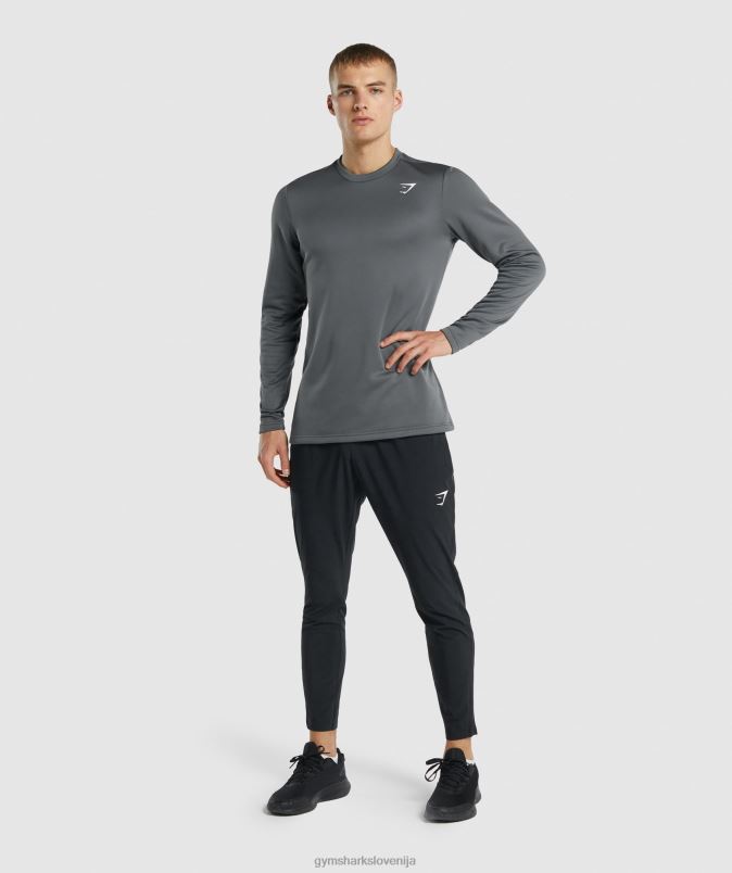 pulover za prihodno posadko moškiGymshark oglje J00L2870