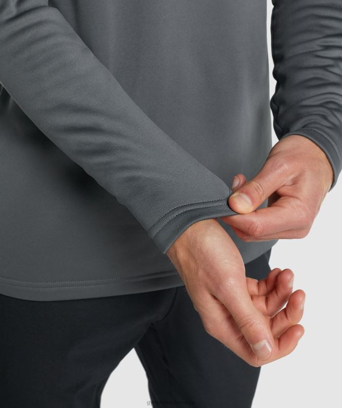 pulover za prihodno posadko moškiGymshark oglje J00L2870