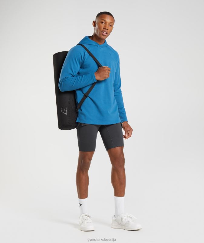 studijski pulover s kapuco moškiGymshark ob jezeru modra J00L2827