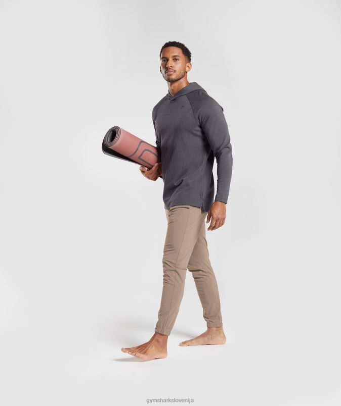 studijski pulover s kapuco moškiGymshark oniks siva J00L2867