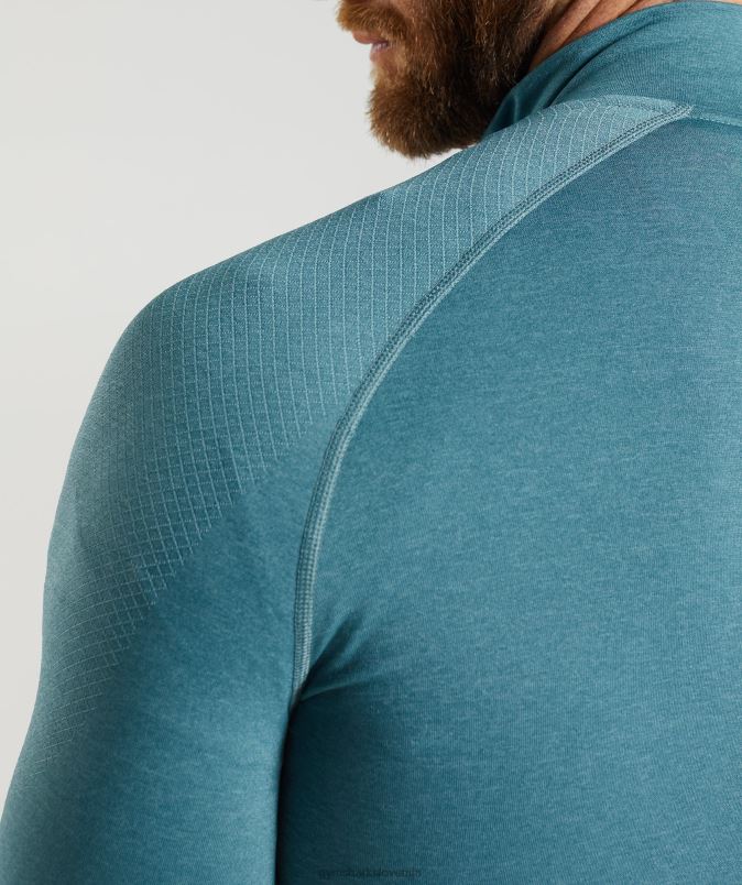 vitalna 1/4 zadrga moškiGymshark grom modra/modra ledene gore J00L2857