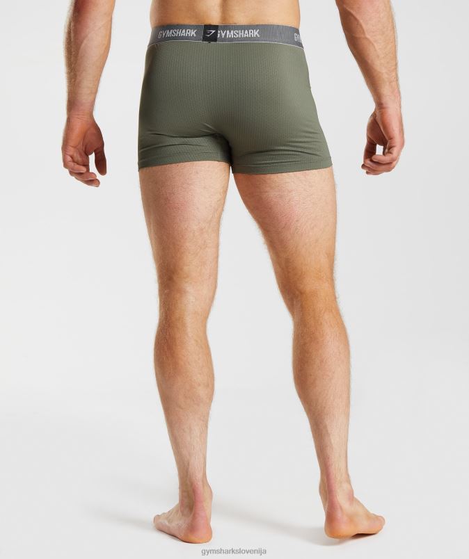 športne boksarice 2k moškiGymshark črna/jedro olivno J00L21045