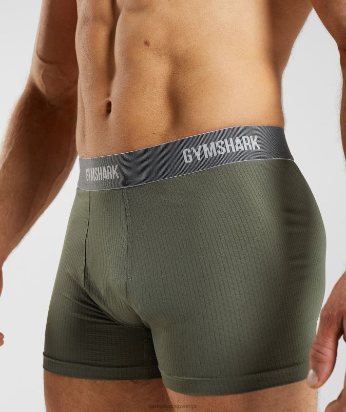 športne boksarice 2k moškiGymshark črna/jedro olivno J00L21045