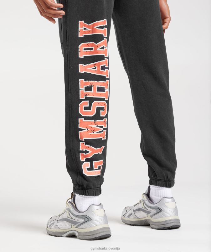 kolegijski tekači moškiGymshark črno/kislinsko pranje J00L21061