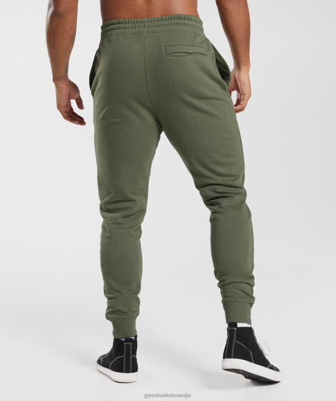 tekači na grebenu moškiGymshark jedro olive J00L21060