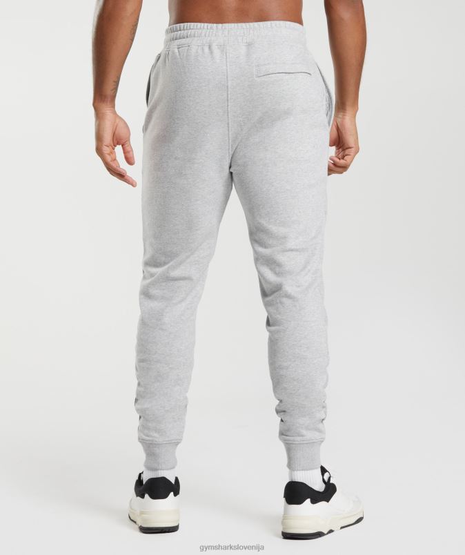 tekači na grebenu moškiGymshark svetlo sivi lapor J00L21056