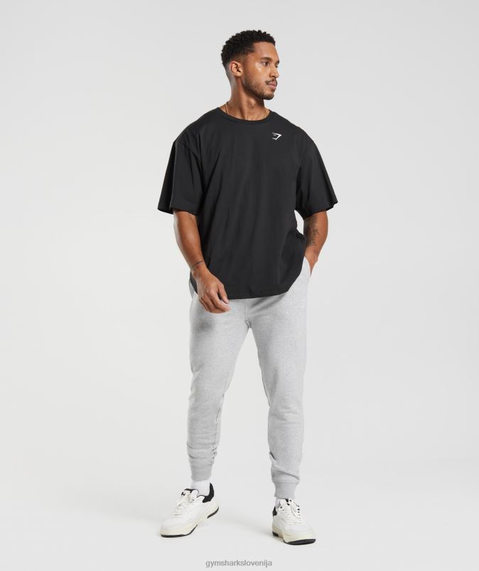 tekači na grebenu moškiGymshark svetlo sivi lapor J00L21056