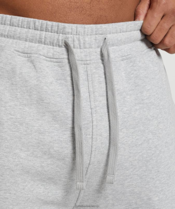 tekači na grebenu moškiGymshark svetlo sivi lapor J00L21056