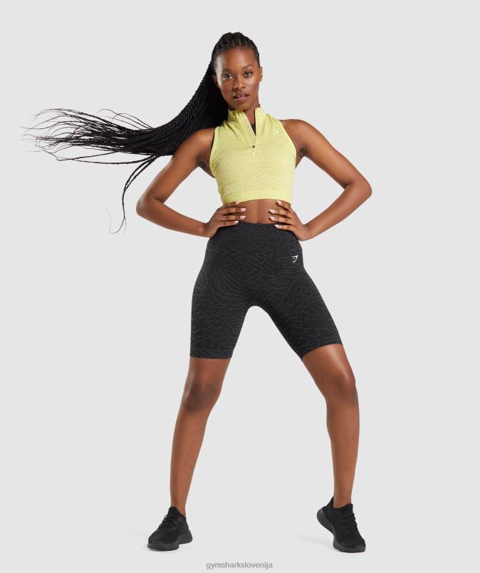 adaptirana živalska brezšivna 1/2 zadrga ženskeGymshark kresnička rumena J00L2469