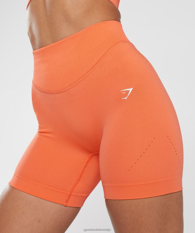 brezšivne kratke hlače ženskeGymshark vesoljska oranžna J00L2102