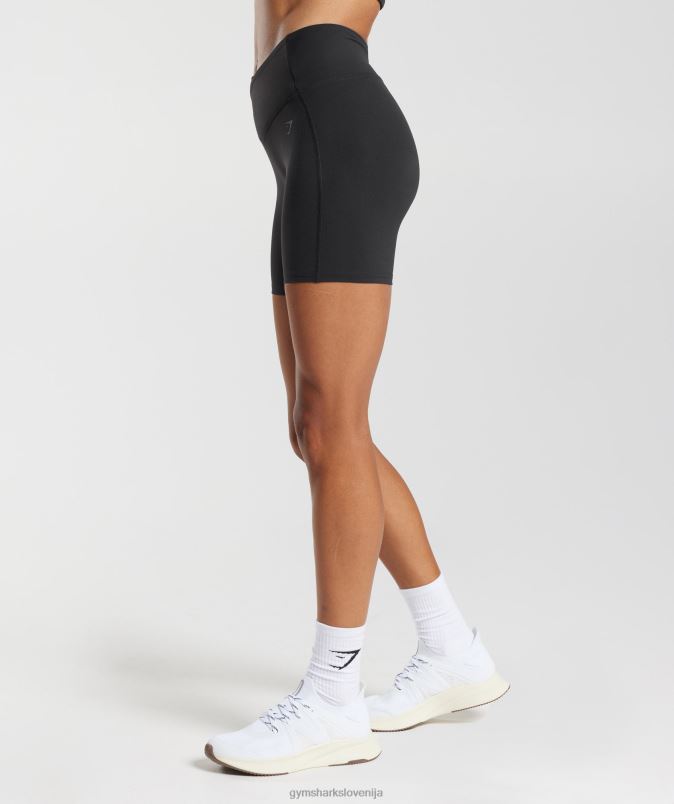 crossover kratke hlače ženskeGymshark Črna J00L247