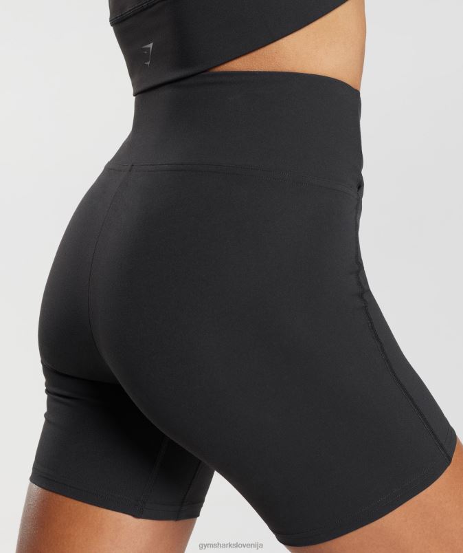 crossover kratke hlače ženskeGymshark Črna J00L247