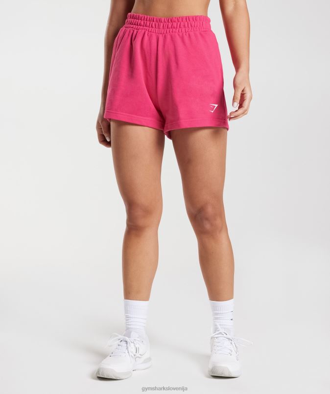 fraction kratke hlače ženskeGymshark svetla fuksija J00L215