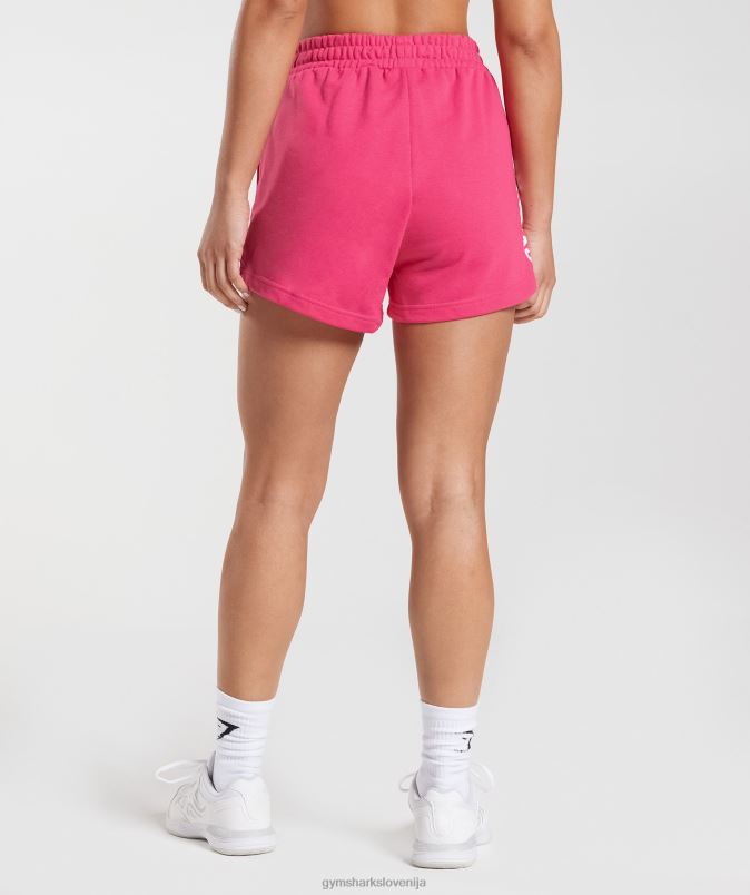 fraction kratke hlače ženskeGymshark svetla fuksija J00L215