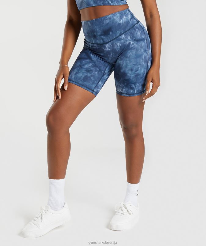 kolesarske hlače elevate ženskeGymshark lakeside modro barvilo v spreju J00L267
