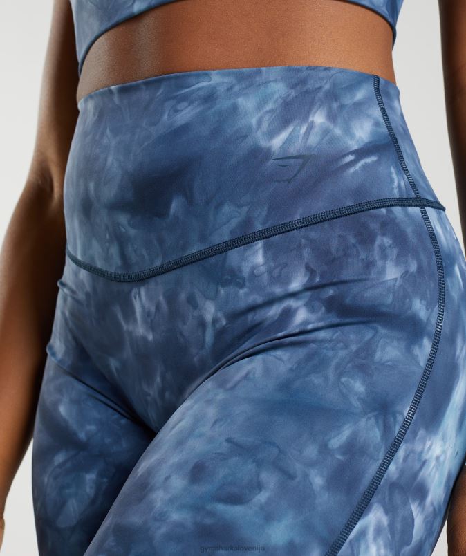 kolesarske hlače elevate ženskeGymshark lakeside modro barvilo v spreju J00L267