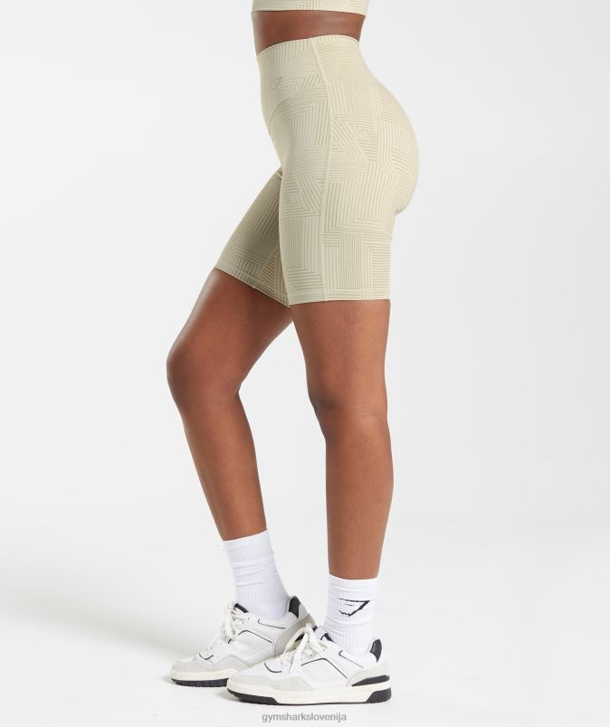 kolesarske hlače elevate ženskeGymshark peščeno rjava J00L260