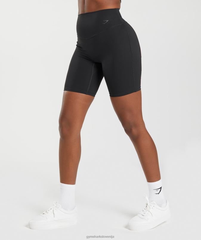 kolesarske hlače elevate ženskeGymshark Črna J00L239