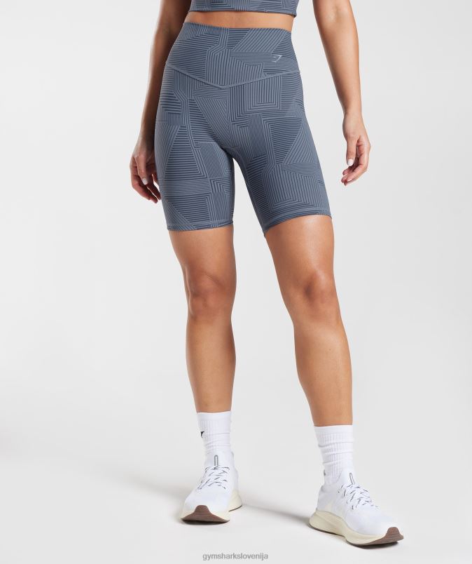 kolesarske hlače elevate ženskeGymshark večerna modra J00L253