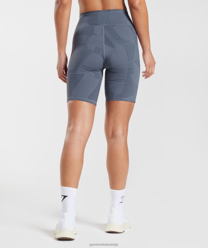 kolesarske hlače elevate ženskeGymshark večerna modra J00L253