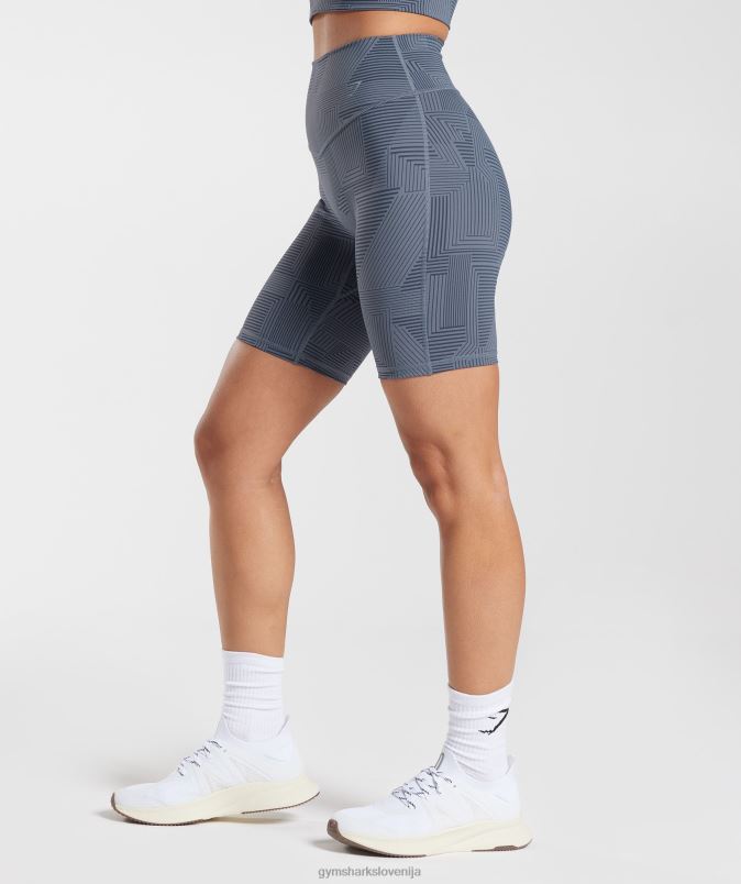 kolesarske hlače elevate ženskeGymshark večerna modra J00L253