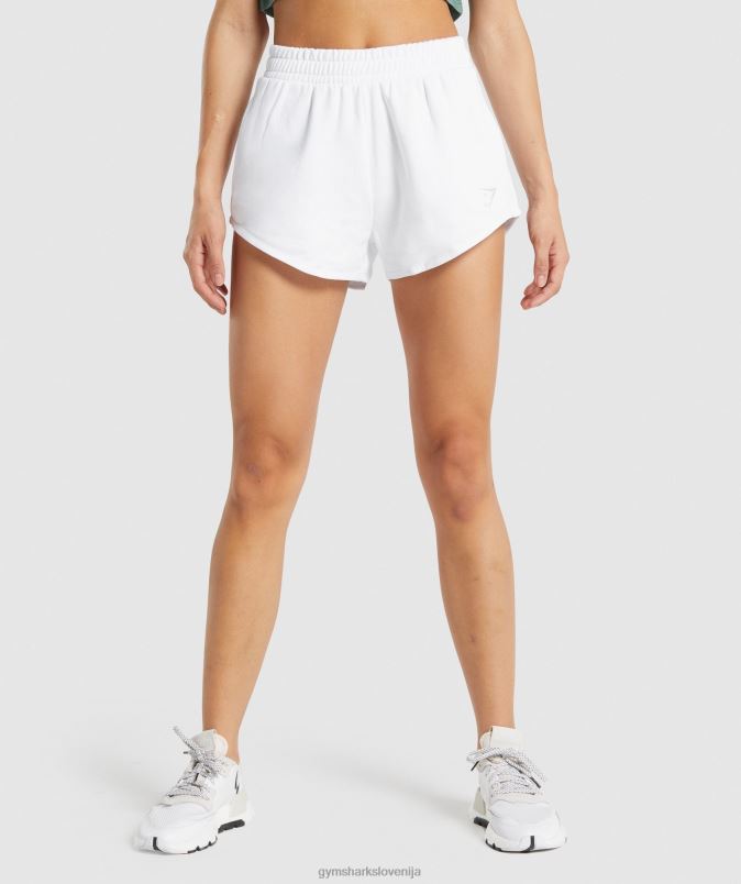 kratke hlače za trening ženskeGymshark bela J00L218