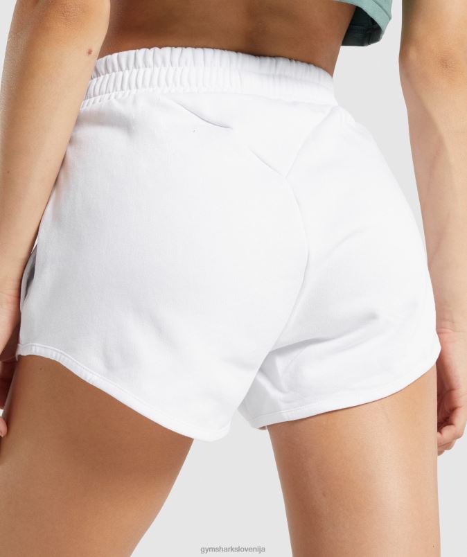 kratke hlače za trening ženskeGymshark bela J00L218