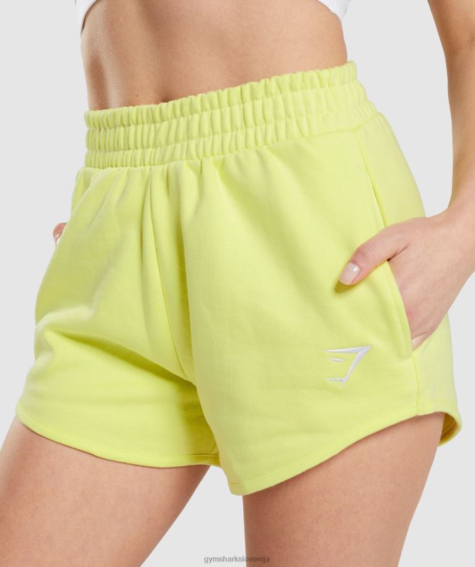 kratke hlače za trening ženskeGymshark kresnička zelena J00L249