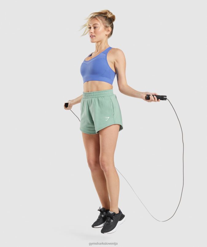 kratke hlače za trening ženskeGymshark maya modra J00L285
