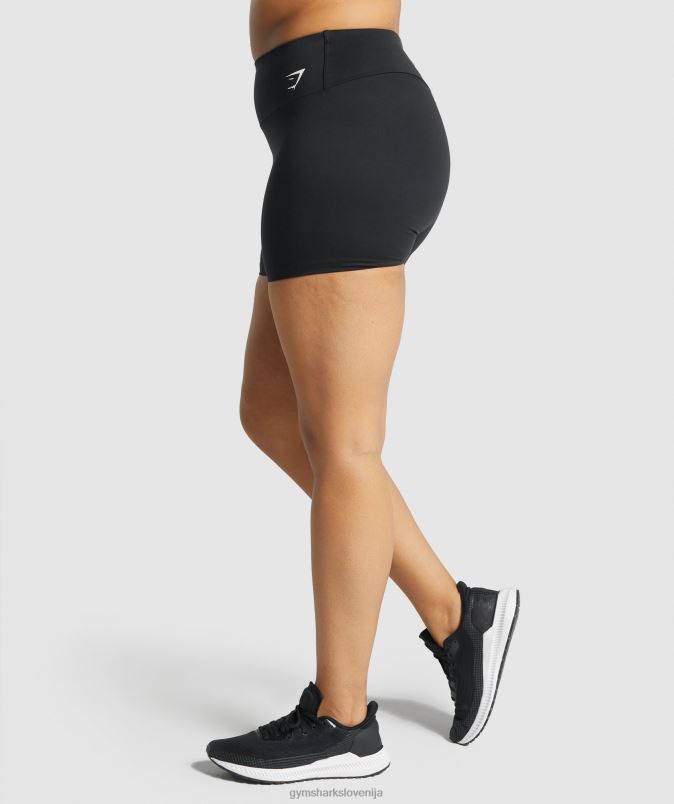 kratke hlače za trening ženskeGymshark Črna J00L246
