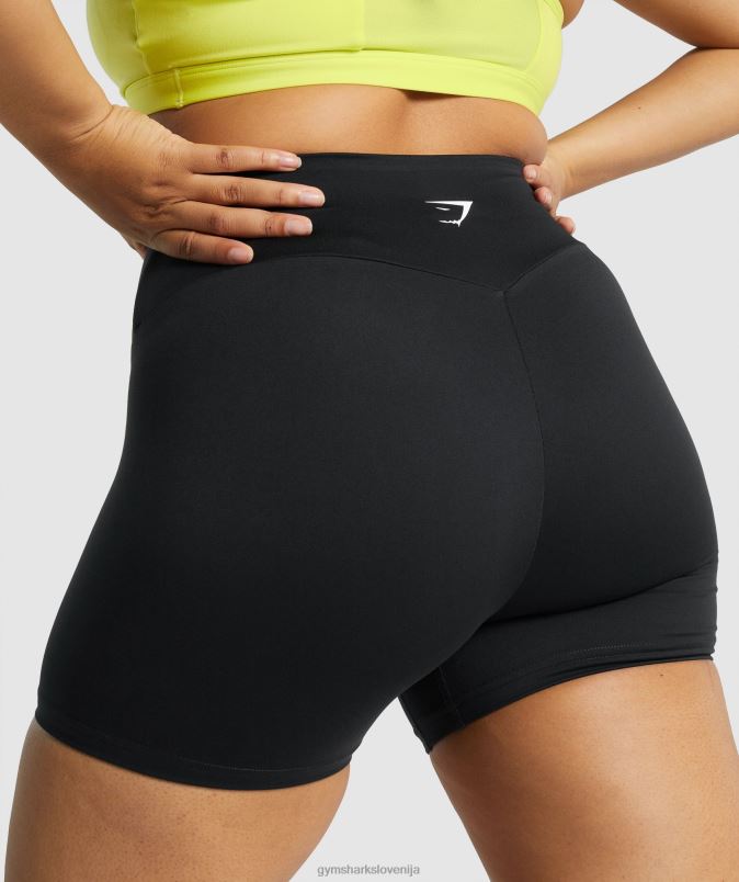 kratke hlače za trening ženskeGymshark Črna J00L246