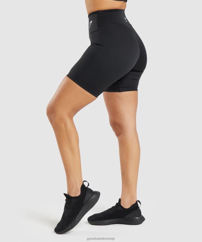 kratke kolesarske hlače za trening ženskeGymshark Črna J00L211