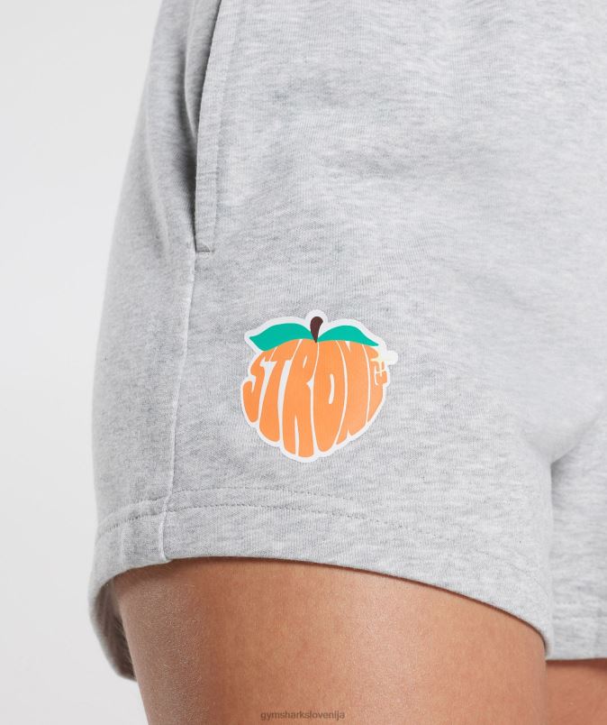 močne breskve kratke hlače ženskeGymshark svetlo sivi lapor J00L230