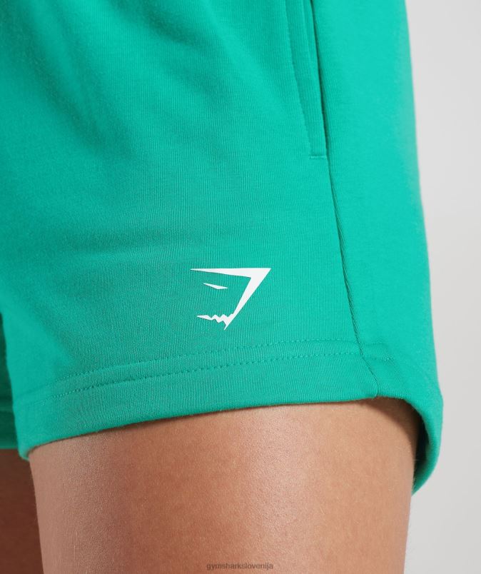 močne breskve kratke hlače ženskeGymshark svetlo zelena J00L237