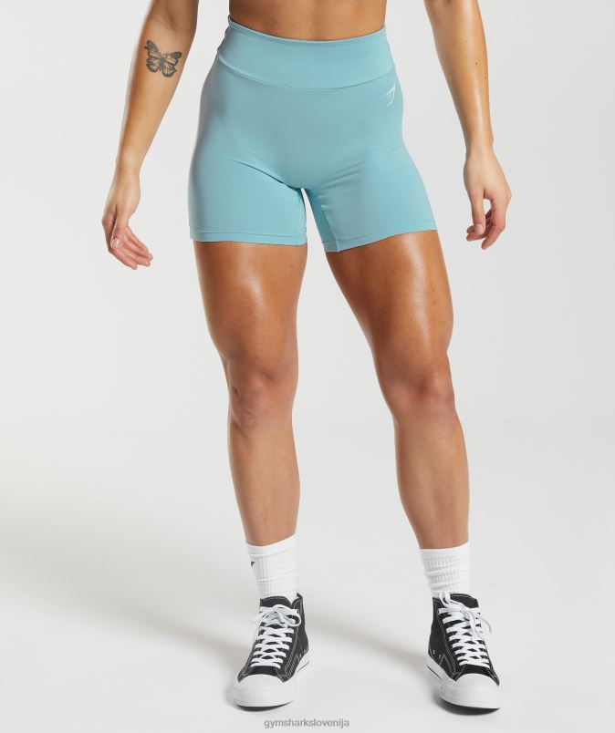 originalne oprijete kratke hlače gs power ženskeGymshark modra ledena gora J00L219