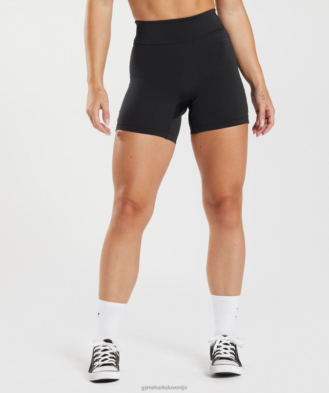 originalne oprijete kratke hlače gs power ženskeGymshark Črna J00L21