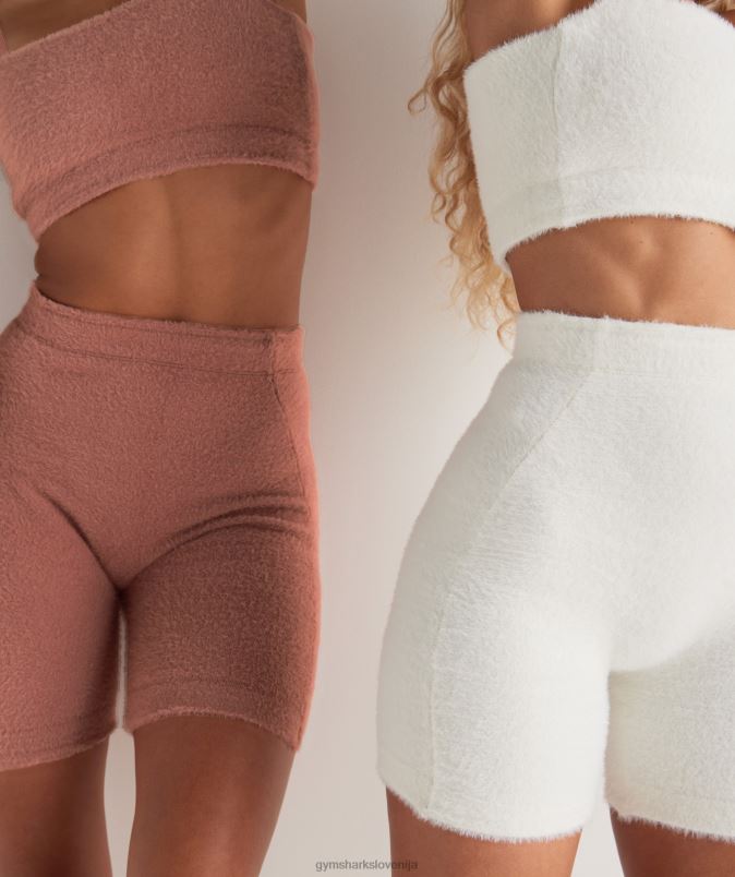 pletene kratke hlače whitney trepalnic ženskeGymshark kanjonsko rdeča J00L299