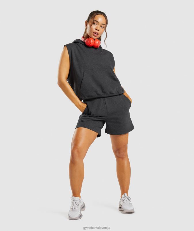 počitek kratke hlače ženskeGymshark črni jedrni lapor J00L257