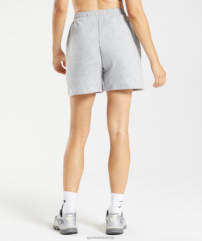 počitek kratke hlače ženskeGymshark svetlo sivi jedrni lapor J00L258