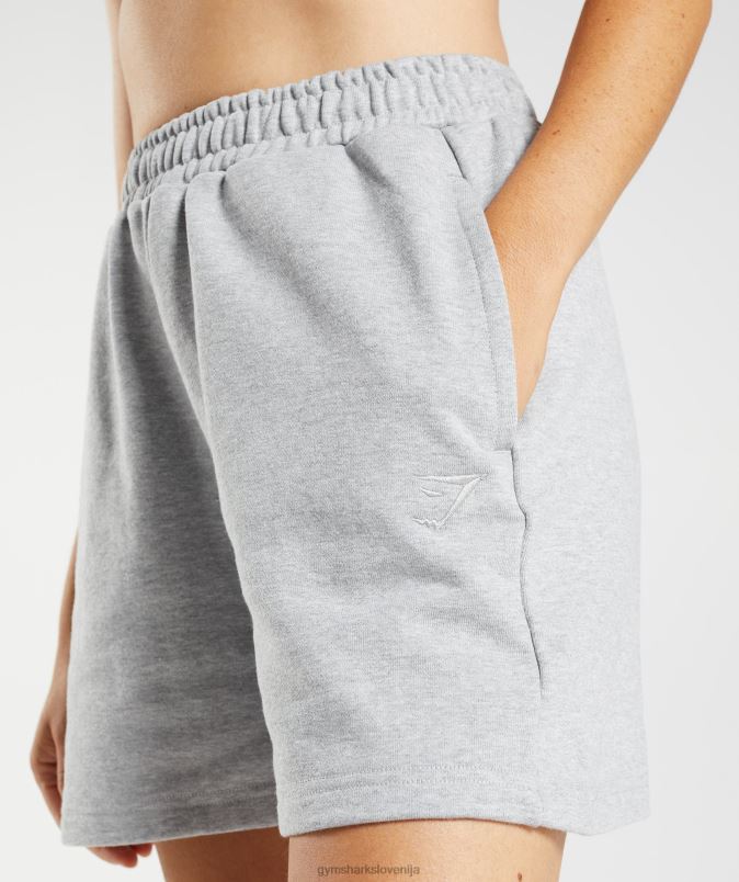 počitek kratke hlače ženskeGymshark svetlo sivi jedrni lapor J00L258