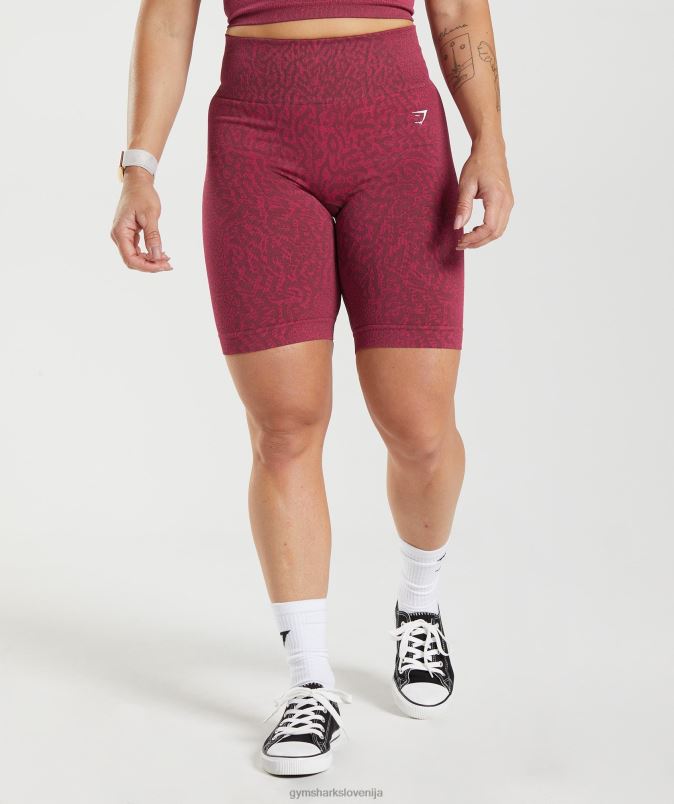 prilagodite brezšivne kolesarske hlače živali ženskeGymshark greben | češnjevo rjava J00L283