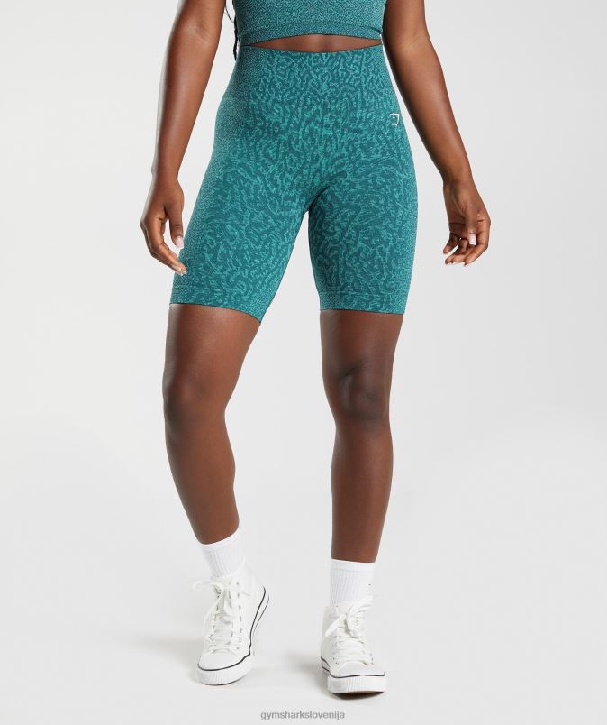 prilagodite brezšivne kolesarske hlače živali ženskeGymshark greben | zimska modrica J00L2103