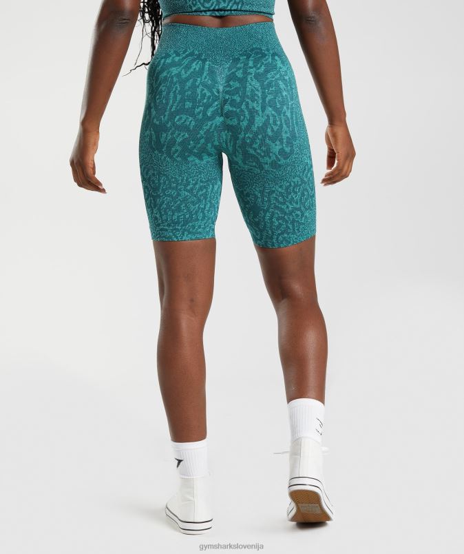 prilagodite brezšivne kolesarske hlače živali ženskeGymshark greben | zimska modrica J00L2103