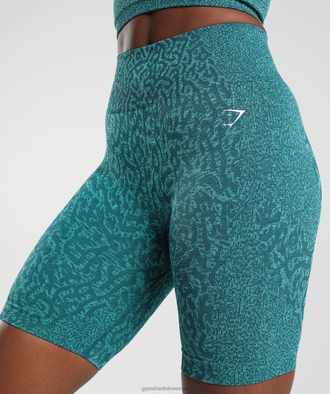 prilagodite brezšivne kolesarske hlače živali ženskeGymshark greben | zimska modrica J00L2103