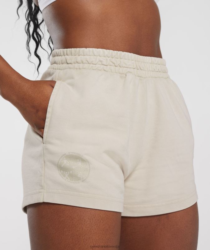 študentske kratke hlače ženskeGymshark rjava goba J00L282