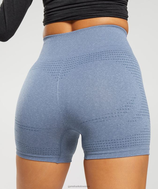 vitalne brezšivne kratke hlače 2.0 ženskeGymshark večerni modri lapor J00L23